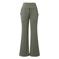 thumbnail image 7 of vigerkar Womens Wide Leg Yoga Pants Business Casual Work Dress Pants High Waist Comfy Bottoms with Pockets AG, M, 7 of 7
