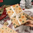 thumbnail image 5 of Japceit Christmas Gift Wrapping Paper, Double-sided Color Print Bouquet Design, Holiday Pattern Paper for Present, Party, Gift Packaging, 5 of 6