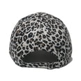 thumbnail image 3 of Gorra de béisbol de poliéster con estampado de leopardo para mujer, 3 of 3