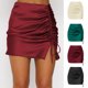 thumbnail image 4 of Faldas Para Mujer Moda Vestido de Color Sólido Cintura Alta Paquete Erógeno Falda de Cadera Arrugas Cordón Diseño Falda Odeerbi  ODB126729, 4 of 4