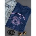 thumbnail image 3 of Pretty Fabulous Flowers Slogan T-Shirt Women -Image by Shutterstock, Female 4X-Large, 3 of 4