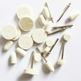 thumbnail image 4 of 76PCS Felt Wool Polishing Buffing Pad Set Wheel Grinding Head Point & Mandrel Kit Accessories Tools Compatible for Dremel, 4 of 7