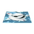 thumbnail image 3 of Ryvnso Placemats Set of 4 Cartoon Sharks Dining Mats Heat-Resistant Non-Slip Washable Table Mat, 3 of 8