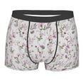 thumbnail image 4 of Goofa Orchids Flowers Printed Men's Boxer Briefs Underwear, Moisture-Wicking Underwear, Trunk,Soft and Breathable Cotton Underwear-Small, 4 of 9