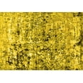 thumbnail image 1 of Ahgly Company Machine Washable Indoor Rectangle Oriental Yellow Industrial Area Rugs, 2' x 3', 1 of 4
