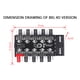 thumbnail image 2 of PC 1 a 10 4 pines PWM Ventiladores de refrigeración HUB Controlador de velocidad del enfriador Adaptador divisor, 2 of 5