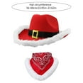 thumbnail image 3 of JZROCKER Cowgirl Hat+ Bandana Set Elegant Photo Props Christmas Party Fancy Hat, 3 of 14