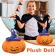 thumbnail image 1 of HKUKY Lindo Peluche de Calabaza Varios Juguetes de Peluche con Caras Divertidas Suaves Decoración de Halloween Juguetes de Almohada 11.8", 1 of 4