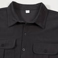 thumbnail image 5 of Awdenio T Shirts for Man Regular Fit Short Sleeve Button Down Utility Shirts with Two Chest Pockets, 5 of 7