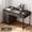 Black, variant on Casacomoda 48" Home Office Desk with 6 Drawers, Small Space Computer Desk with Reversible Storage, Corner Computer Desk, White