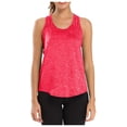 thumbnail image 3 of Workout Shirt Women Sleeveless Athletic Tank Tops Open Back Camisole Running Muscle Tank Yoga Shirts Stretch Gym Clothes (Hot Pink,L), 3 of 6
