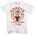 thumbnail image 1 of Popeye T-Shirt pour Adulte Blanc Y'Am, 1 of 2