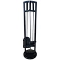 thumbnail image 1 of Jessar - 4 Piece Fireplace Tool Set, 29'' Height, From Kingston Collection, Black, 1 of 1
