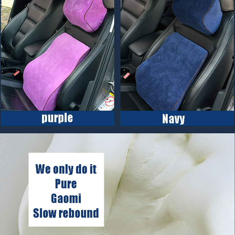 Ergonomic Car Seat Headrest Lumbar Cushion, Car Seat Headrest