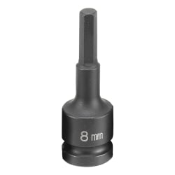 - SOC 8MM 1/2D IMP HEX