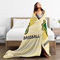 thumbnail image 5 of Suny College at Brockport Fleece Blanket, Very Soft Microfiber Flannel Blanket for Couch Warm and Cozy for All Seasons, 5 of 6