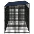 thumbnail image 2 of vidaXL Chenil Extérieur pour Chien avec Toit en Acier 11,06 M2, 2 of 5