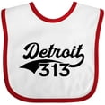 thumbnail image 3 of Inktastic Detroit 313 Boys or Girls Baby Bib, 3 of 4
