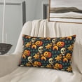 thumbnail image 5 of Zufioo Halloween Skull Print Double-sided Plush Pillow Cover,Decorative Pillow Protector without Pillow Core, Suitable for Sofa, Bedroom, Car-20"x30", 5 of 6