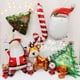 thumbnail image 4 of Globos navideños inflables de pie, Papá Noel, muñeco de nieve, juego de globos de papel de aluminio, suministros de decoración, decoración de Año Nuevo 2025, 4 of 5