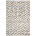 thumbnail image 2 of SAFAVIEH Berber Avery Geometric Shag Area Rug, Cream/Gray, 6' x 9', 2 of 9