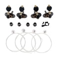thumbnail image 1 of figatia 4pcs Ukulele String Tuning Pegs+Nylon Strings For Ukulele Cigar Box Guitar, 1 of 9