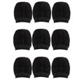 thumbnail image 1 of 200 piezas de parabrisas sanitario desechable para micrófono, cubierta para micrófono de mano, para grabación de karaoke R, negro, 1 of 5