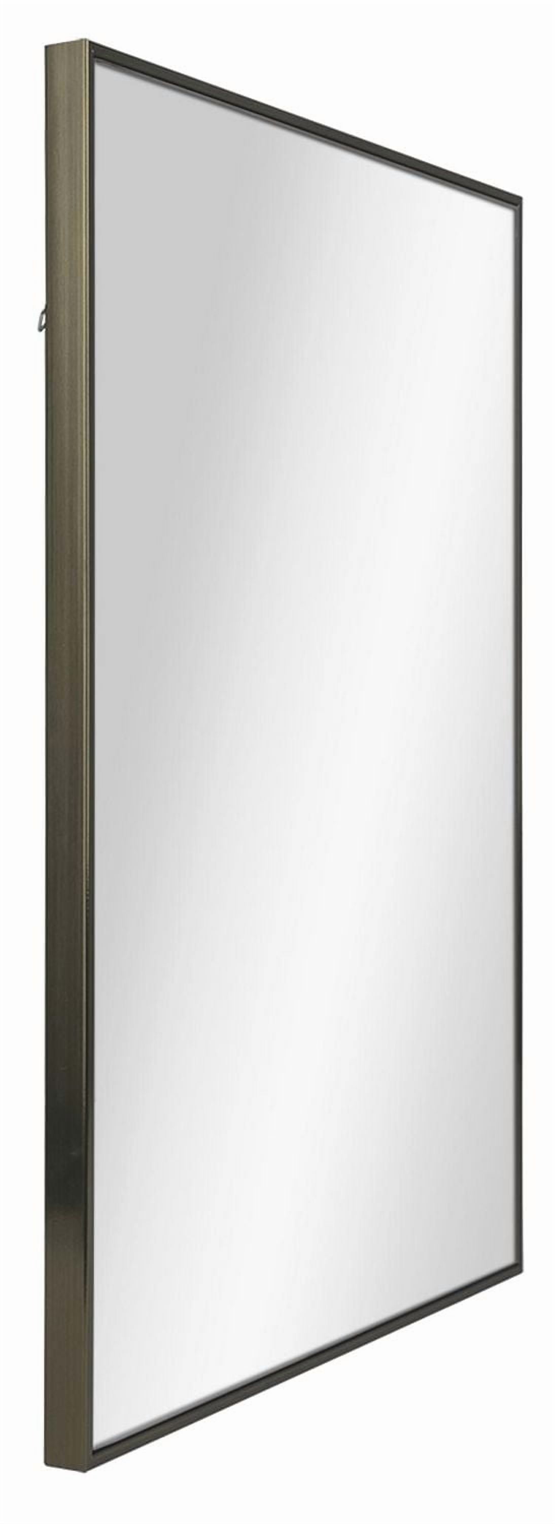 Hometrends miroir Moderna,  Champagne brossé, Miroir décoratif, 16x20 po