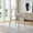 Silver Legs, variant on Modern Round Glass Dining Table with Gold Metal Legs - Seats 4-6