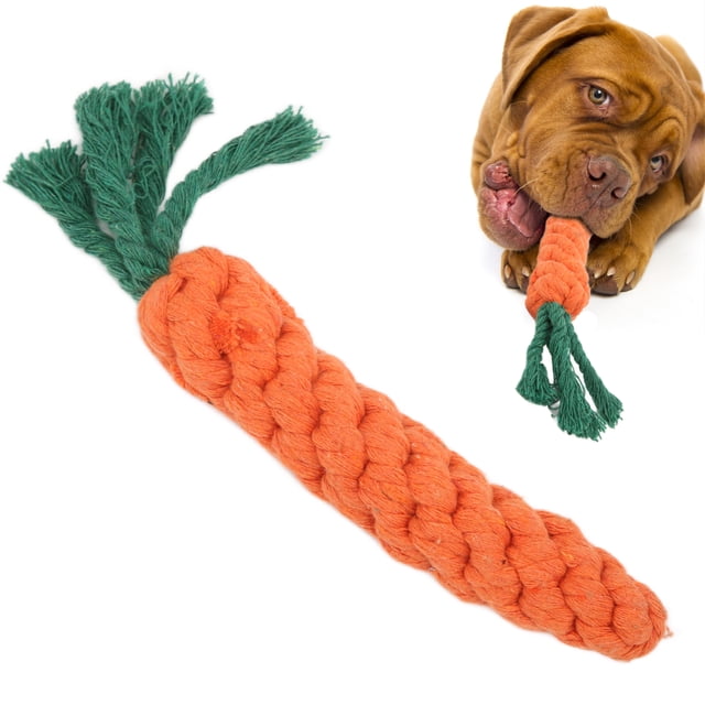 Puppy Woven Rope Toy, Cotton Woven Molar Toy Cotton Rope Texture Bright Colors For Small Dog