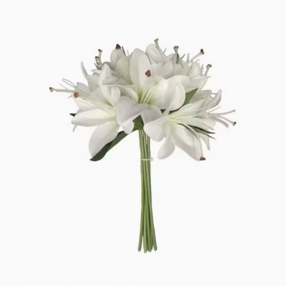 LLDYYDS Artificial Lily Flowers Silk Lilies Tiger Lily Bouquets for Vase Table Centerpiece Home Wedding Party Garden Decoration 30cm