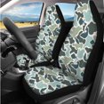 thumbnail image 2 of KUIFORTI Fish Camouflage Automobile Seat Cover Sets Comfortable Set of 14 Car Accessories Full Set for Women Men Universal fit for SUV,Van,Saden,Truck Washable Elastic Fabrics, 2 of 7