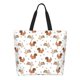 thumbnail image 1 of Easygdp Rabbit And Squirrel Bolsas Tote para Mujer, Bolsos de Hombro para Viaje, Bolsos de Mano de Gran Capacidad para Compras y Trabajo, 1 of 8