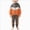 A66-Orange, variant on 1-2 Years Toddler Boys 2 Piece Tracksuit Set Color Block Zip Up Jacket and Stripe Pants