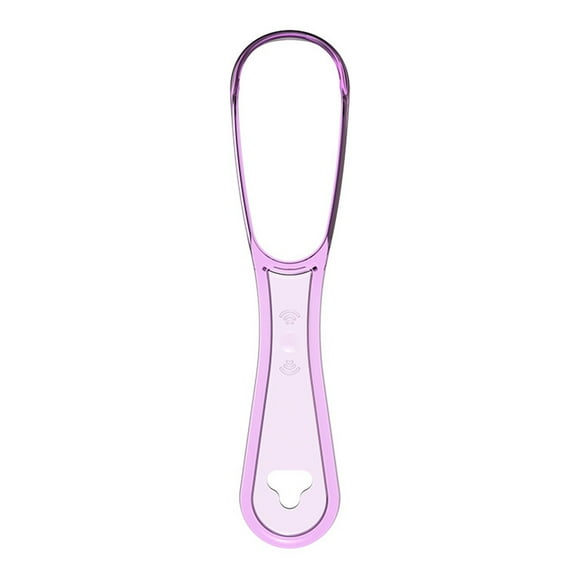 Tongue Scraper Food Grade Plastic Double Sided Oral Care Hygiene Cleaner Brush