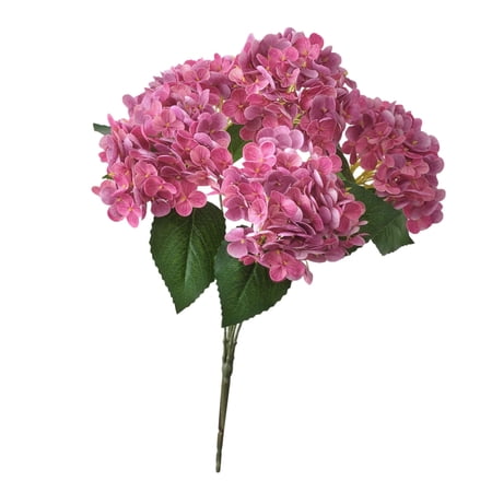 LEHOZIHEQ Hydrangea Artificial Flowers Centerpiece Decor Artificial Flowers Lifelike Large Hydrangea Flowers for Home Decor Party Arrangements Wedding Bouquets Centerpieces