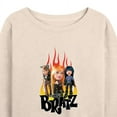 thumbnail image 3 of Bratz - Y2K Logo - Butterflies - Women's Lightweight French Terry Long Sleeve Shirt, 3 of 5