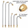 thumbnail image 3 of HLONK Fancy Pressure Washer Gutter Cleaner Attachment  Power Washer Extension Wand  U Shape Curved Rod  1/4 inch Quick Connect 35cm, 3 of 5