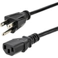 thumbnail image 1 of StarTech.com 6ft (1.8m) Computer Power Cord, NEMA 5-15P To C13, 10A 125V, 18AWG, Black Replacement AC Power Cord, Printer Power Cord, PC Power Supply Cable, Monitor Power Cable, UL Listed (PXT101), 1 of 7