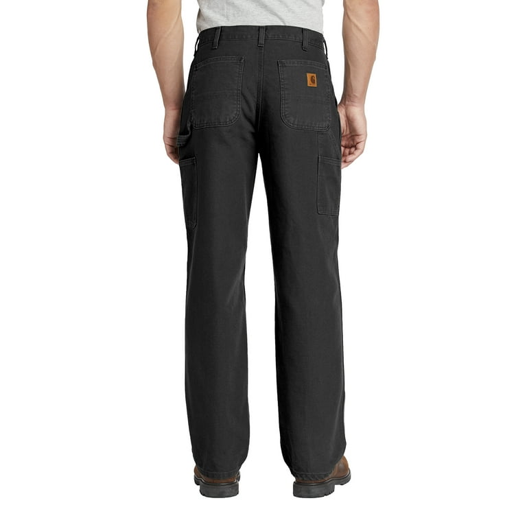 Flannel lined washed duck dungaree top