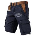 thumbnail image 2 of Men's Loose Fit Cargo Shorts With Pockets Outdoor Cargo Shorts No Belt, 2 of 4
