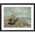 thumbnail image 2 of Art.com Fishing Boats on the Beach at Saintes-Maries-de-la-Mer, 1888 Giclee Print by Vincent van Gogh, Black Frame Wall Art, 21" x 17", 2 of 4