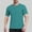 Light Blue, variant on Titcea Men's T-shirts Quick Dry Solid Color Tight Fitting Mesh Workout Shirts Summer Gyms Exercise Running T-shirt Breathable Wicking Undershirts(S-3XL)