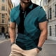 thumbnail image 4 of Camisas de Verano Casuales de los Hombres Botón de Manga Corta con Cuello de Solapa, Top de Mezcla de Viscosa Transpirable para el Día Del Padre, 4 of 7