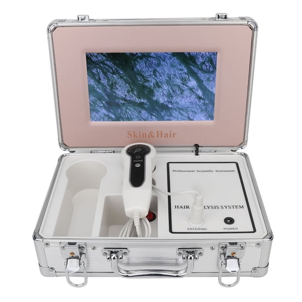 Detección De Folículos Pilosos, Máquina Analizadora De Folículos Pilosos De Salón De Belleza De 9 Pulgadas, Detección De Cuero Cabelludo, Medición Digital Para Detección De ANGGREK Enchufe de EE. UU.