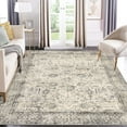 thumbnail image 2 of Washable Area Rugs, Entryway Rug Non Slip Rugs, Low-Pile Floor Carpet, Distressed Small Rug, Vintage Printed Doormat Soft Area Rug for Kitchen Living Room Bedroom Bathroom, 2 of 8