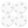 thumbnail image 1 of Toilet Tank Silicone Flapper Seal Gasket 3 Inch for 7381424-100.0070A Vormax Toilet, 4-Pack, 1 of 5