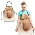 thumbnail image 3 of Delantal divertido para barbacoa para hombre y mujer | Estilo de vestir con refranes divertidos | Delantal de cocina y parrilla | Ajustable y cómodo para cocinar, pintar y actividades al aire libre, 3 of 3
