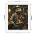thumbnail image 2 of Paint By Numbers Kit for Adults Beginner - DIY Cowboy Lizard Holding Pistol Canvas Painting Kits for Adults, Frameless Paint By Number for Adults for Home Wall Decor 16x20 Inch, 2 of 7