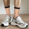 thumbnail image 6 of Picia Hot Dog 2 Print Athletic Socks for Men & Women – Cushioned Moisture-Wicking Crew Socks for Sports, Running, and Training, Soft & Breathable Size 5-11, 6 of 6